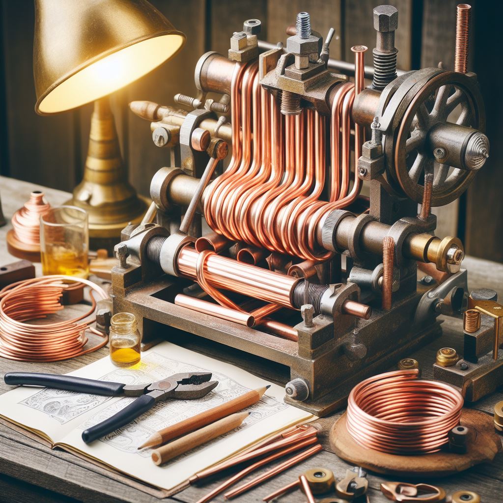 How to make a copper tube bending machine ?